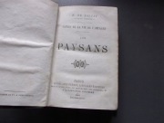 Stara książka - Les Paysans - Honoré de Balzac - wydanie 1865 - do kolekcji