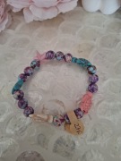 Bransoletka handmade z naturalnych kamieni hematyt jaspis cesarski 