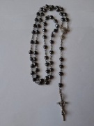 RÓŻANIEC KOMUNIA CZARNE SERDUSZKA 