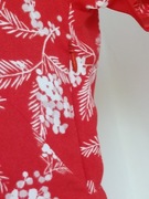 Karen Millen elegancka czerwona sukienka mini letnia czerwona kwiatki L 40