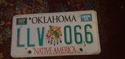 Oklahoma tablica rejestracyjna usa oryginal