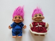 Figurki Trolle 2 sztuki z PRL-u 
