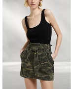 River Island Damska uniwersalna mini spódnica moro r32