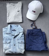 Szary t-shirt koszulka 4f rozm. 140/146cm