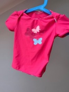 Koszulka UV do pływania kąpielowa dla dziewczynki niemowlęcia Nabaiji 6–12M