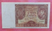 Reprodukcja banknotu 100 zł z 1932 roku