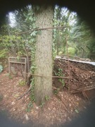 Stelaż do starej przyczepki do plandeki, ogrodowy, trzepak, na rośliny