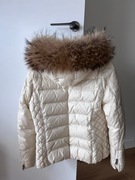 ROCKANDBLUE RITA - Kurtka puchowa w kolorze off-white z futerkiem z jenota