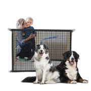 Ogrodzenia barierowe dla psów z 4 szt. haczykiem Izolowana sieć bramy schod