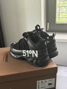 Burberry Low Top Sneaker on Rubber Sole Black Week 