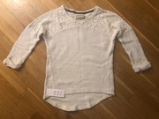 Sweterek kremowyz czarną nitką NEXT roz S