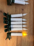 Bezprzewodowe lampki choinkowe / ŚWIECZKI Led na baterie + Pilot