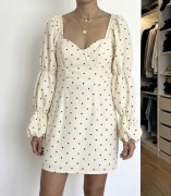 Sukienka w kropki polka dot rozmiar L 40 trendy