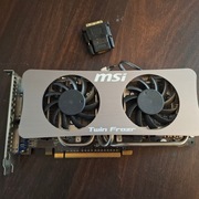 Karta Graficzna  MSI GeForce GTS 250 TWIN FROZR 1GB  256 bit  sprawna 