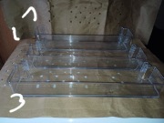 Boczna półka balkonik do lodówki Polar 