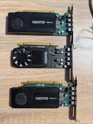 3 karty graficzne nVidia QUADRO K1200 P1000 3x GPU 4GB DDR5
