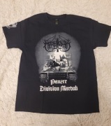 Czarna koszulka męska Marduk Panzer Division  rozmiar L