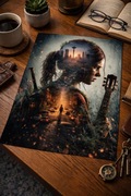 The last of us, metalowy poster