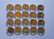 zestaw monet 2 euro 