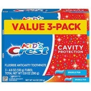 Crest kids pasta do zębów dla dzieci zestaw 3 sztuki
