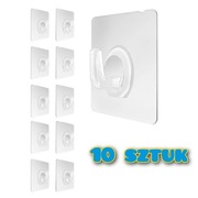 Hak haczyk samoprzylepny przeźroczysty