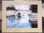 "Wędkarz o zachodzie"