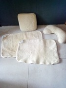 Zestaw poszewek poduszek z rozgrzewającej wełny merynos