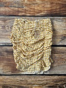 Urban Threads mini spódniczka damska biała żółta w kratkę rozmiar XS S nowa