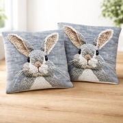 Poszewki na poduszki króliki 45x45