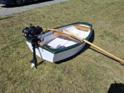 Łódka wędkarska z silnikiem 4km