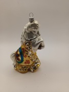 Szklana ozdoba choinkowa konik