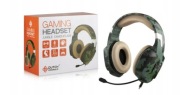ARMY GAMING HEADDSET JUNGLE -ZIELONE SŁUCHAWKI GAMINGOWE Z MIKROFONEM 