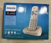 Telefon stacjonarny bezprzewodowy Philips XL490