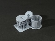 Niemieckie szpule z kablami polowymi 1:35 druk 3d