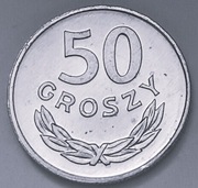 50 gr  groszy 1985 r. mennicze