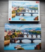 Puzzle trudne.Praga Czechy 500 . Trefl