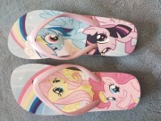 Klapki japonki  Kucyki Pony długość 21,5 cm NOWE