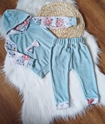 Welurowe dres dziecięcy