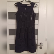 Sukienka mała czarna 36 cekiny