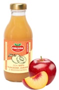 Sok 100% tłoczone jabłko z brzoskwinią 300ml Gomar Pińczów