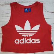 ADIDAS koszulka TOP bokserka BLUZKA T-SHIRT bawełniana OVERSIZE 34 36 38