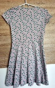 Sukienka szara w centki różowo granatowe F&F 