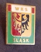 odznaka ŚLĄSK Wrocław kwadratowa jasny odcień rzadka
