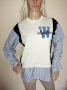 Bluza bluzka koszula hit elegancka luźny styl bawełniana