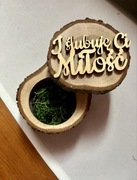 Pudełeczko na obrączki 