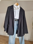 Marynarka damska oversize XL czarna klasyczna do biura pracy żakiet