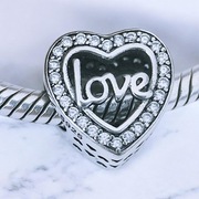 Charm's modułowy koralik  s925 serce love