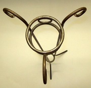 Świecznik, stojak metalowy 