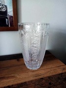 UNIKAT! PIĘKNY kryształowy duży wazon -Huta Szkła KROSNO lata 60-te