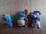 Kinder Niespodzianka figurki hipopotamy 